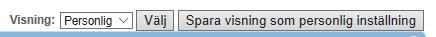 Spara personlig visning