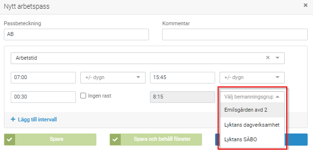240816 Arbetspassmall samplanering pass