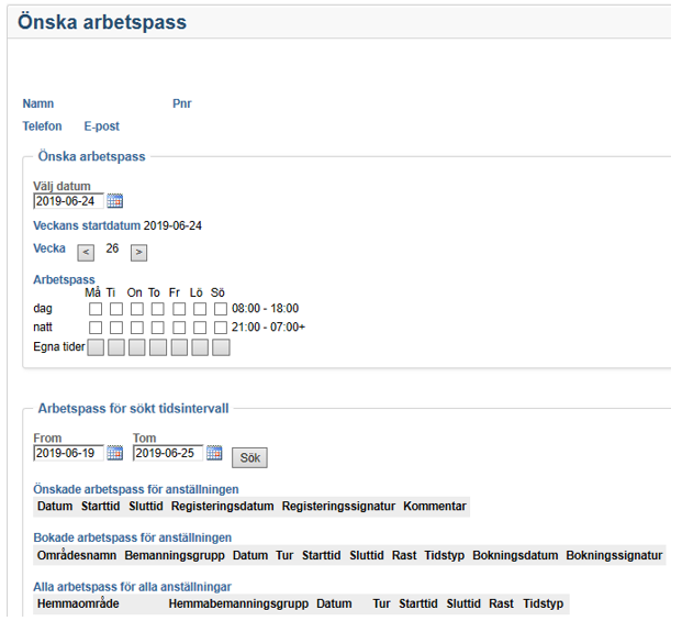 22önskaarbetspass