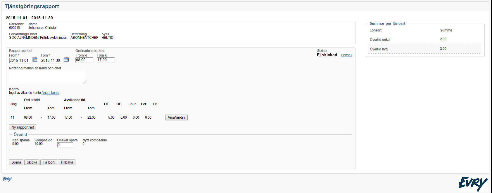 EgenRappTjänstgöring