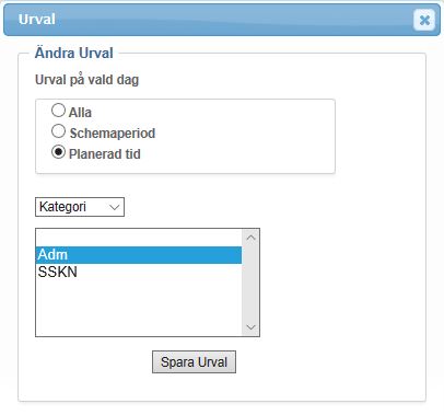 Urval skapa